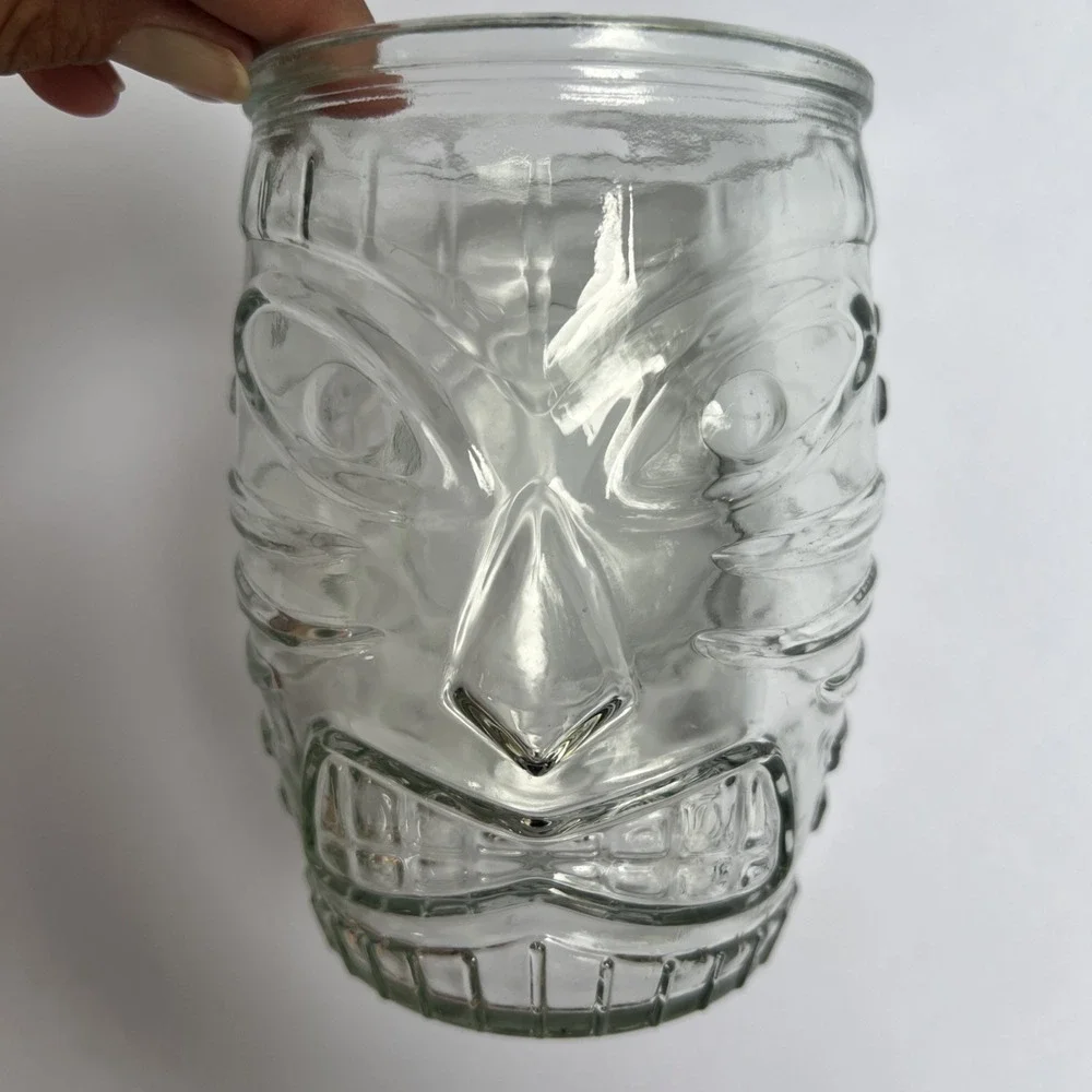 VTG Libbey Tiki Glasses Pair 4.5